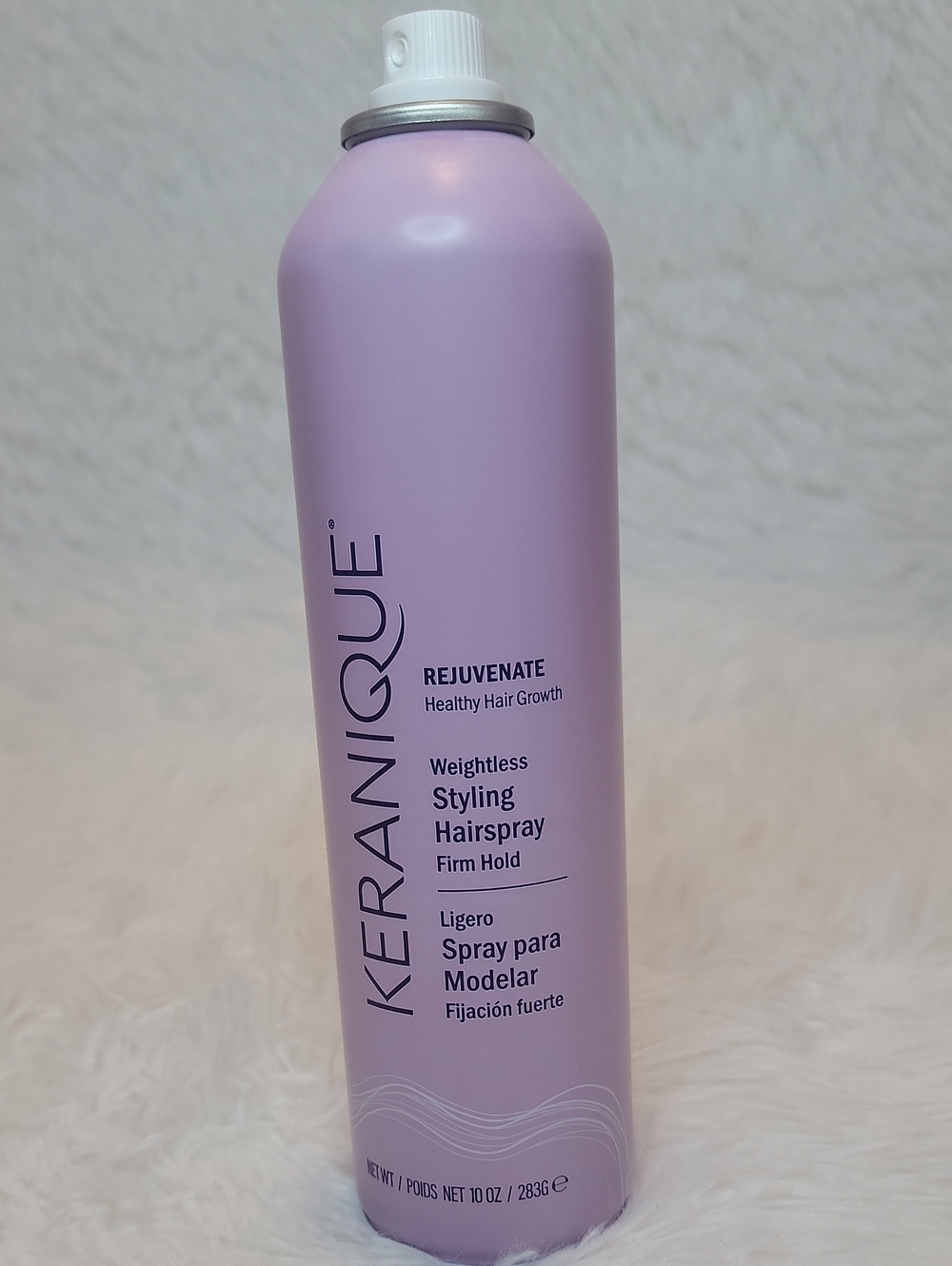 ✨Keranique✨Rejuvenate Weightless Styling Hairspray-10oz. Never Used. Missing Lid